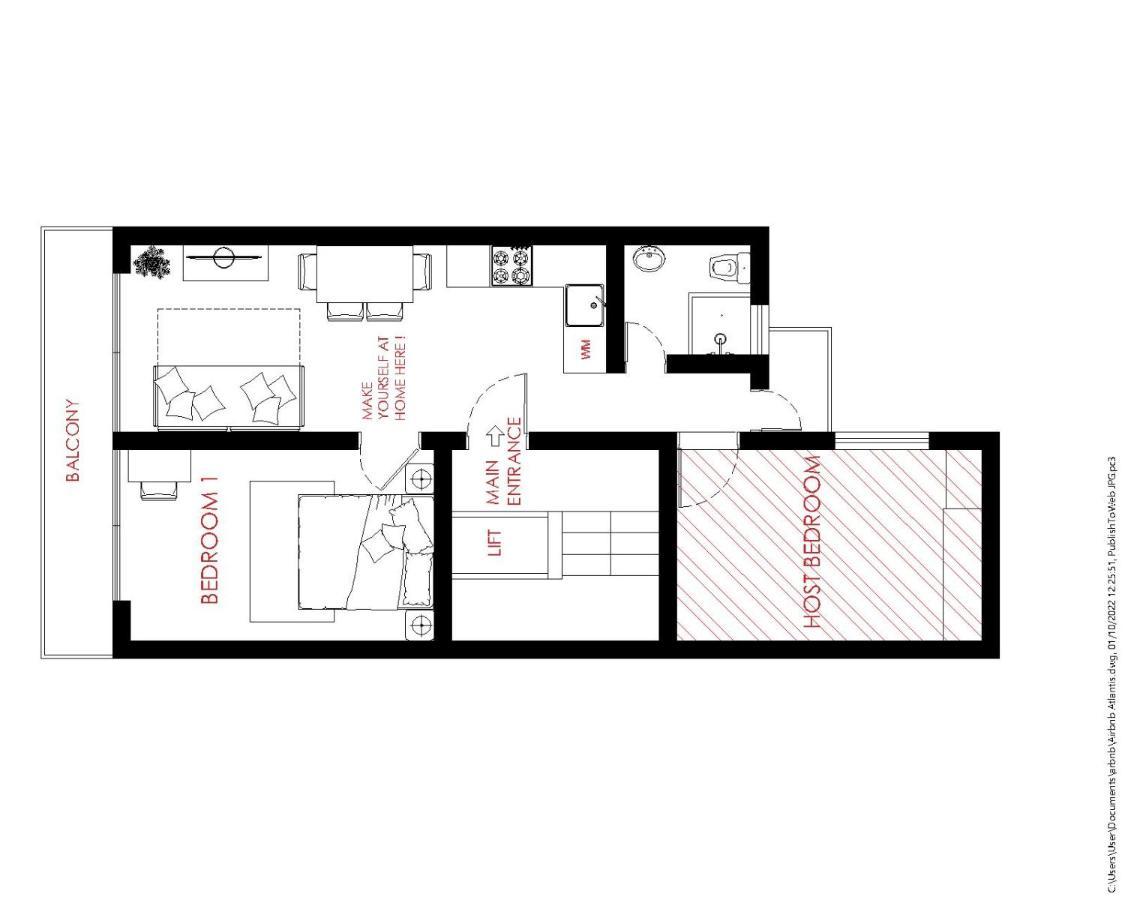 F8 1 Seaview Room, Living And Bathroom Shared , Stjulians Saint Julian's Eksteriør bilde