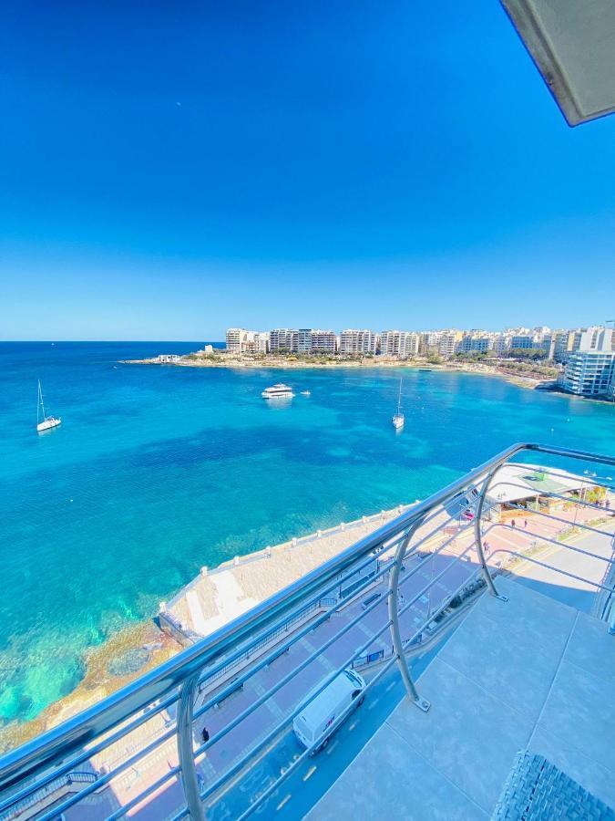 F8 1 Seaview Room, Living And Bathroom Shared , Stjulians Saint Julian's Eksteriør bilde